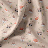Printed Cotton DOUPADI Linen / Orange